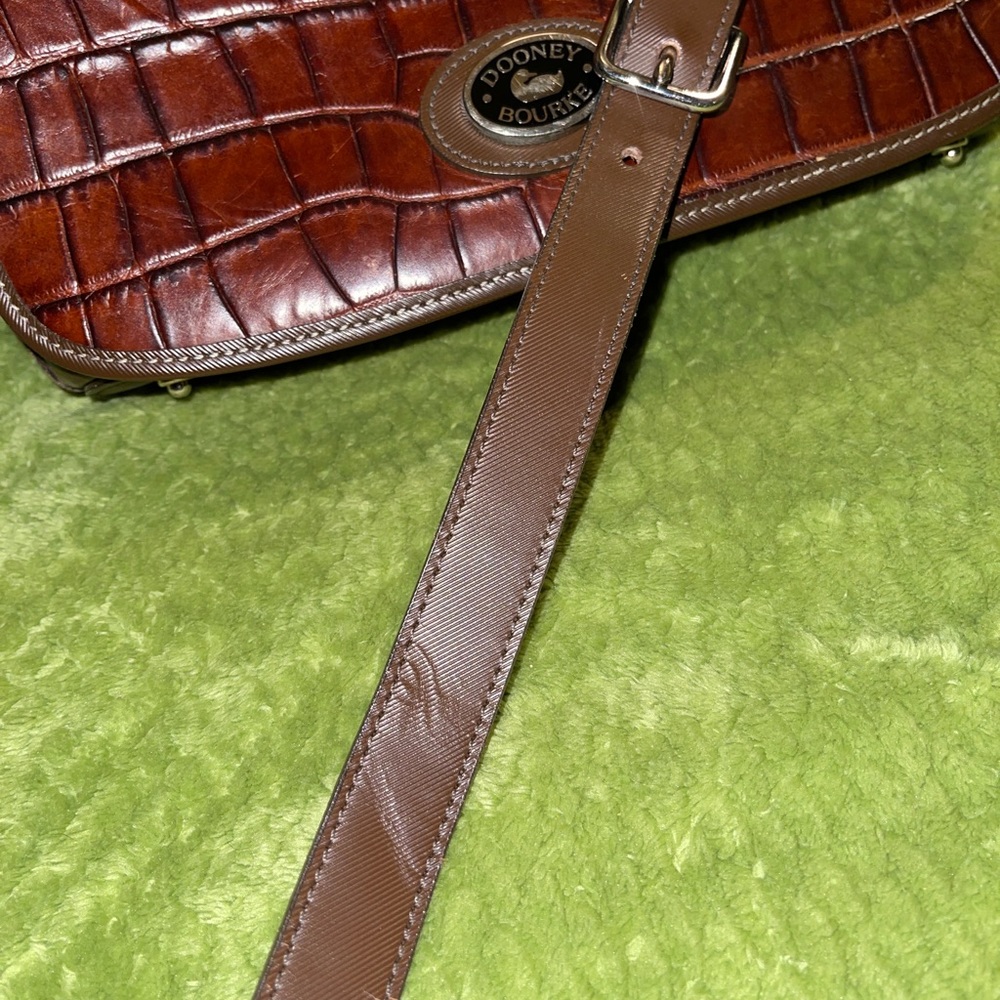 Dooney and Bourke Croc Print Bag - Picture 13 of 16
